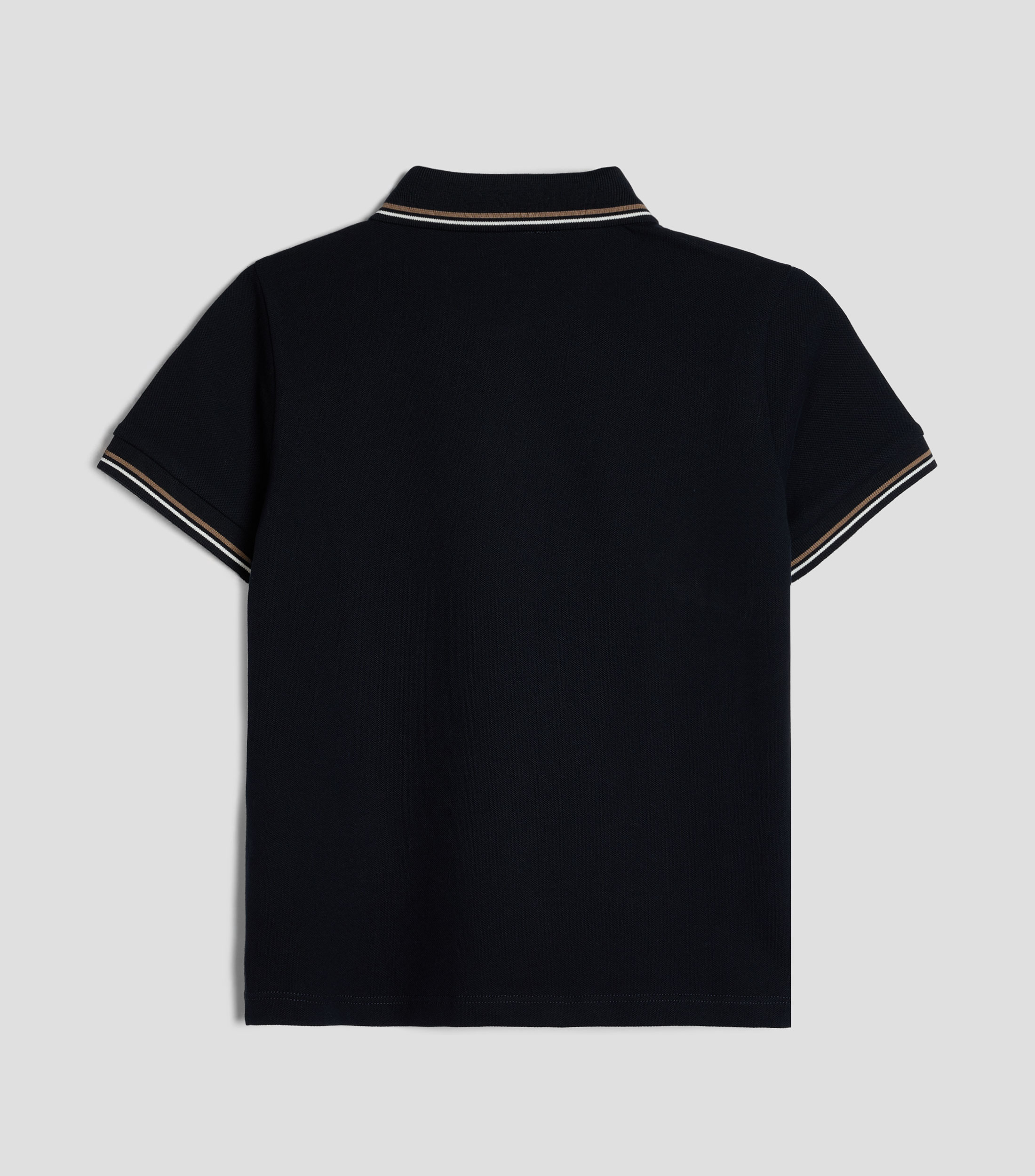 Playera tipo polo manga corta lisa Niño